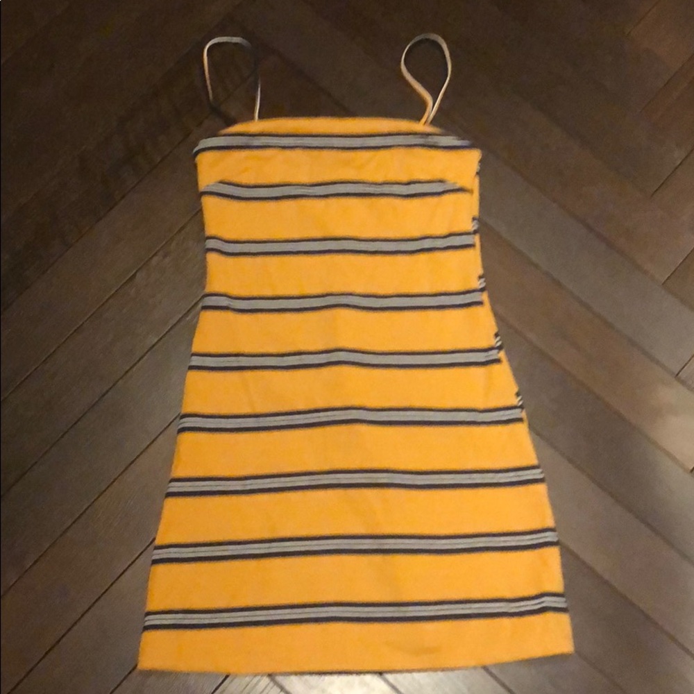 Cute spaghetti strap cotton dress